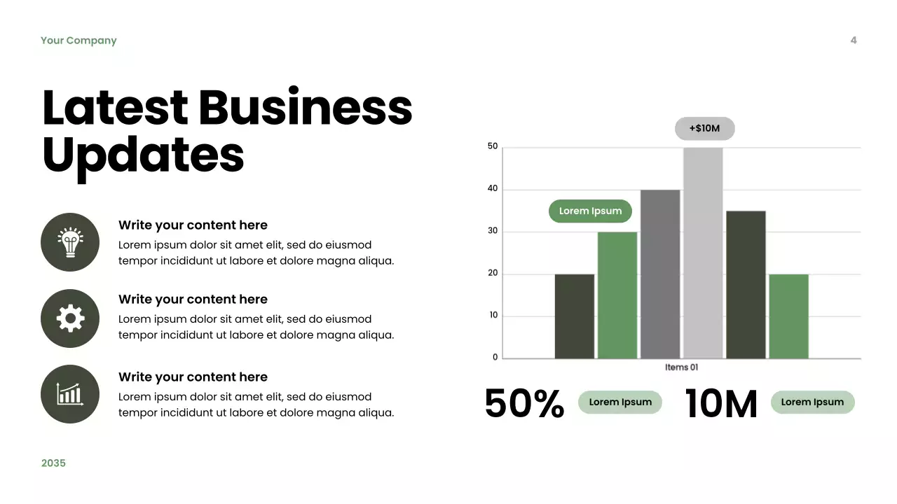 Green Modern Budget Planner Presentation