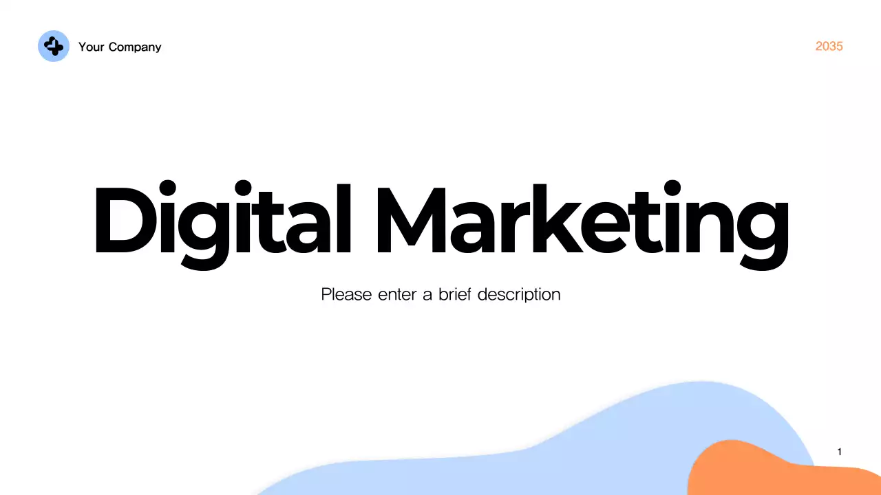 White Modern Digital Marketing Pitch Presentation