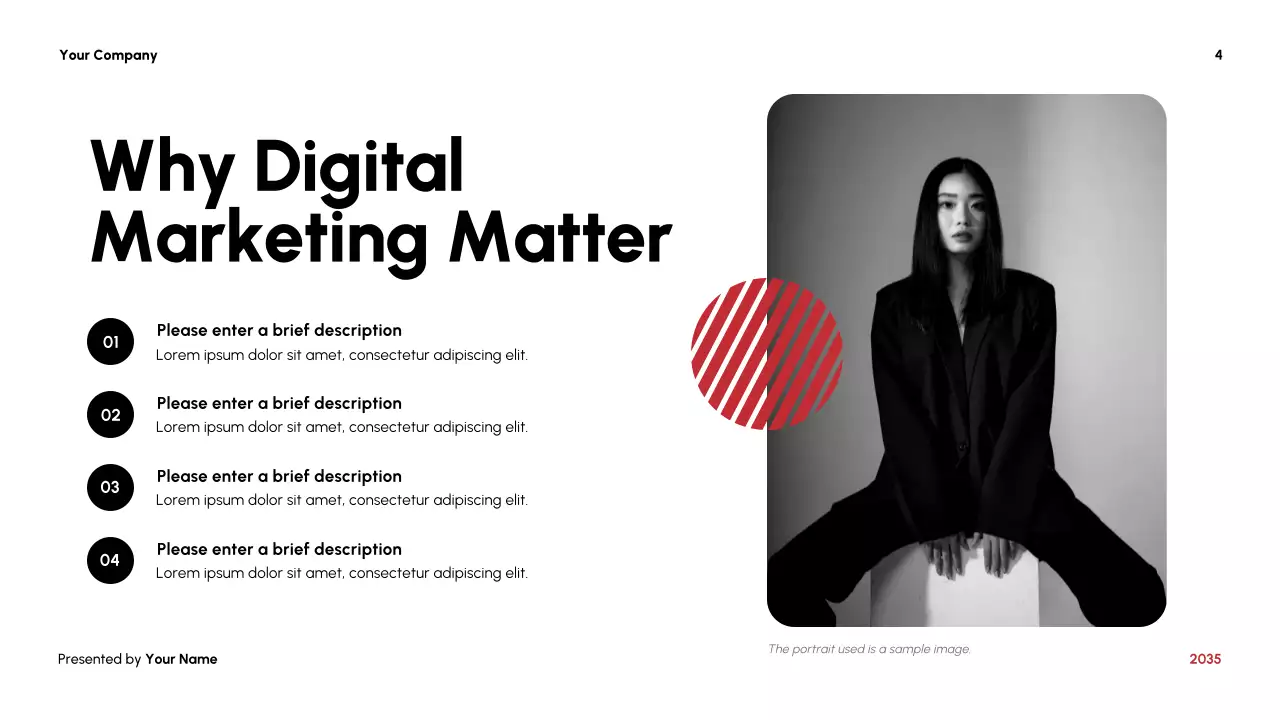 Red Modern Digital Marketing Pitch Presentation