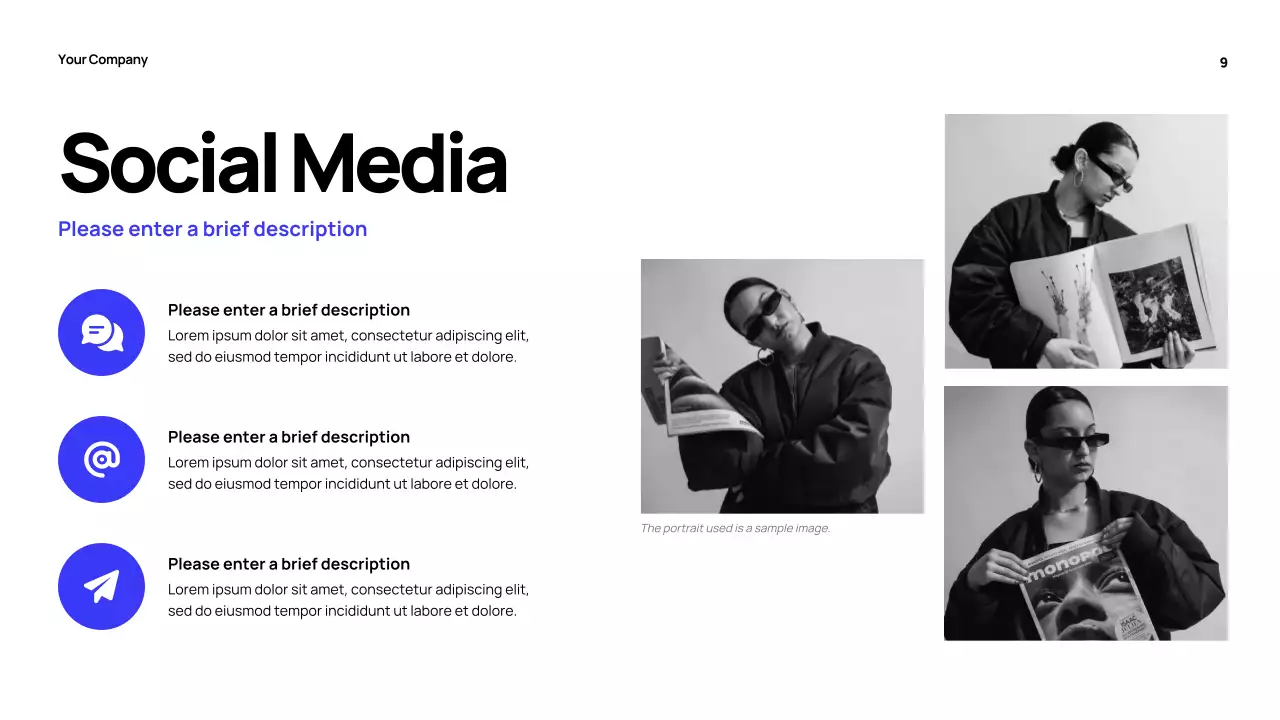 Blue Vibrant Digital Marketing Pitch Presentation