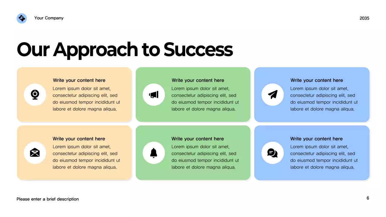 Apresentação de Marketing Digital Moderna em Branco