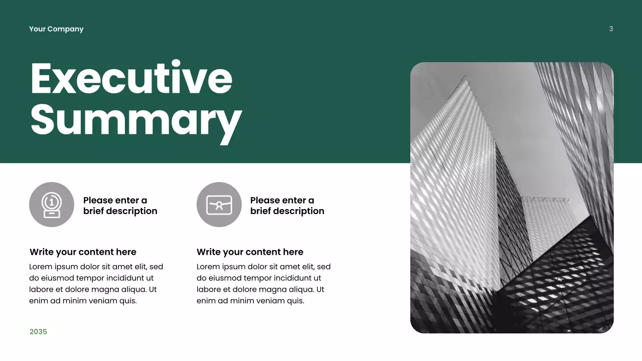 Green Modern Budget Planner Presentation