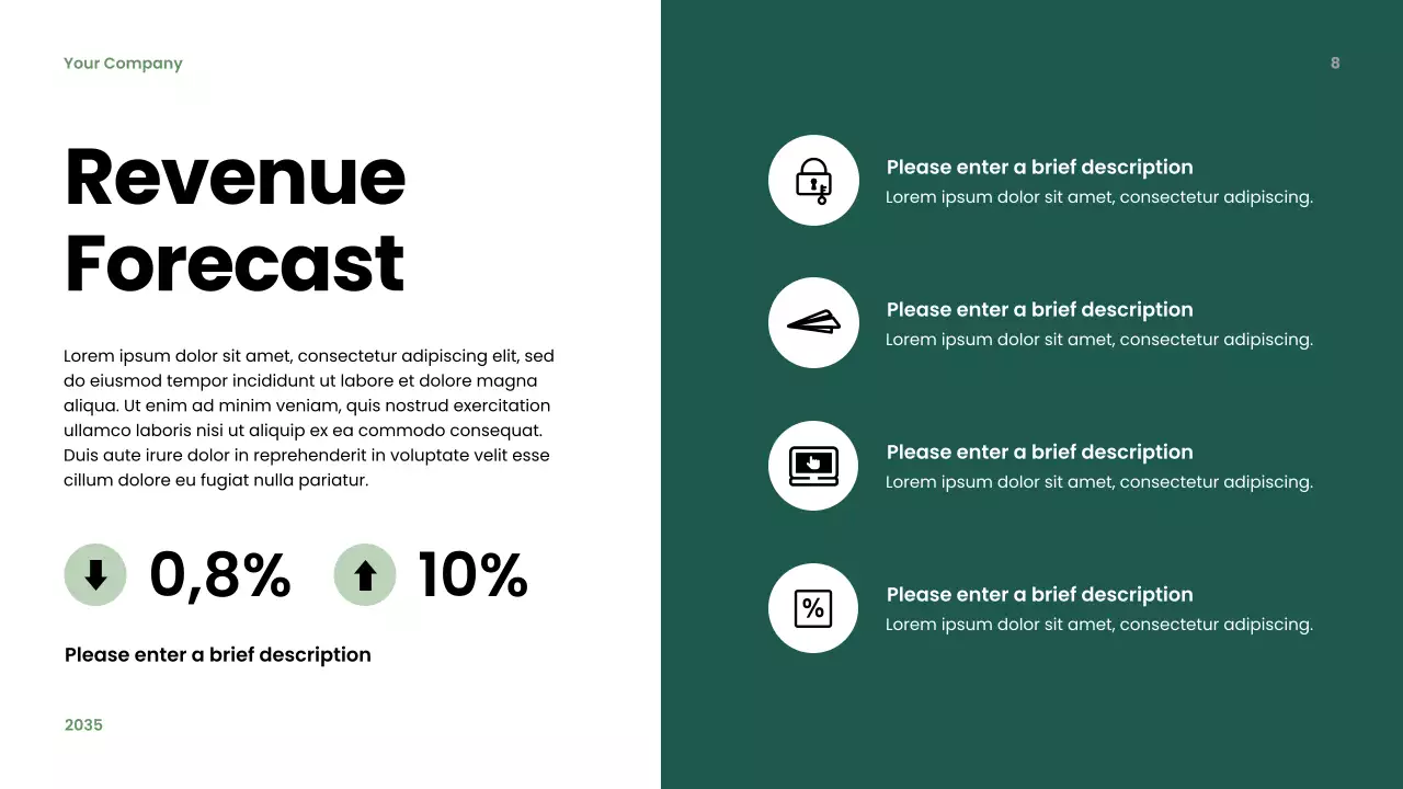 Green Modern Budget Planner Presentation