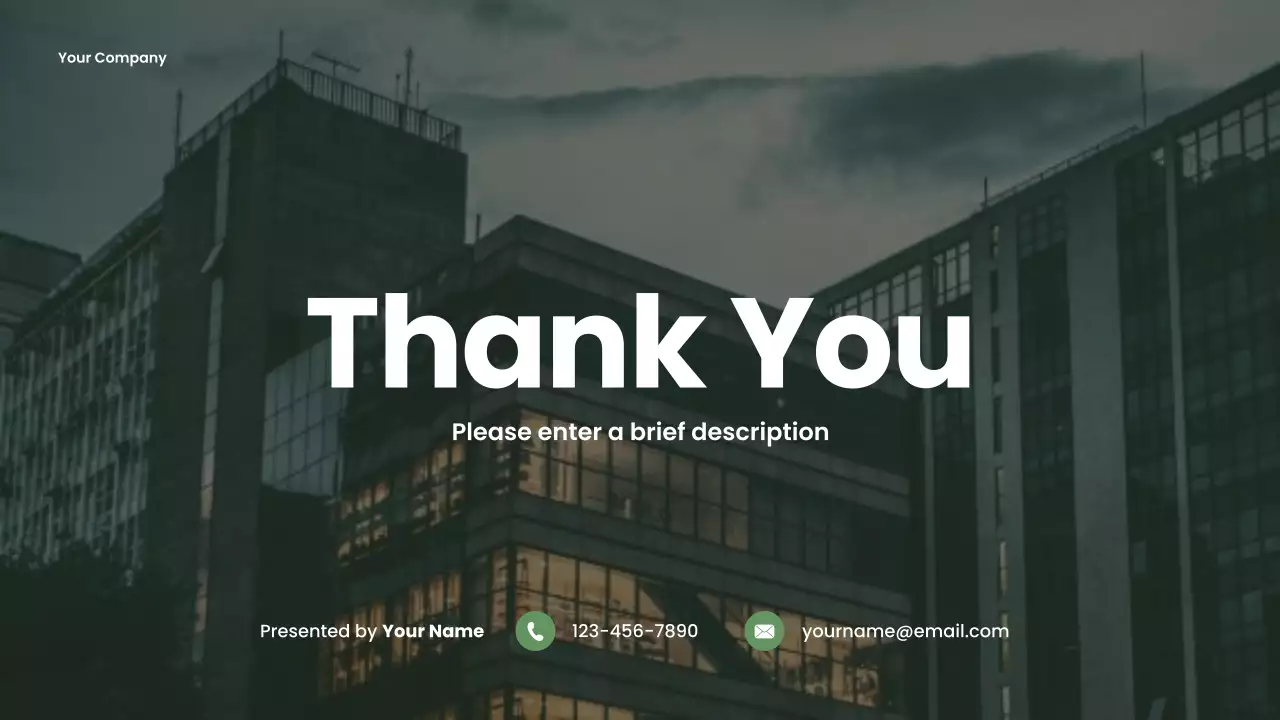 Green Modern Budget Planner Presentation