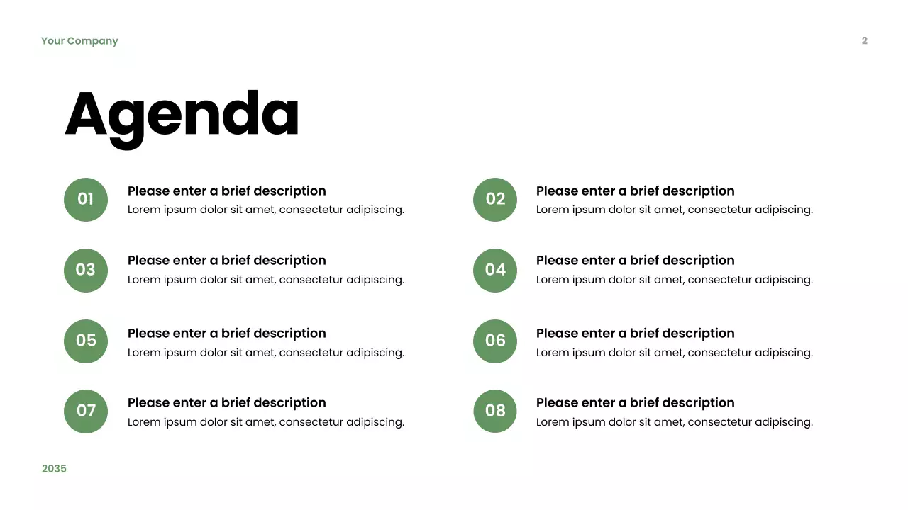 Green Modern Budget Planner Presentation