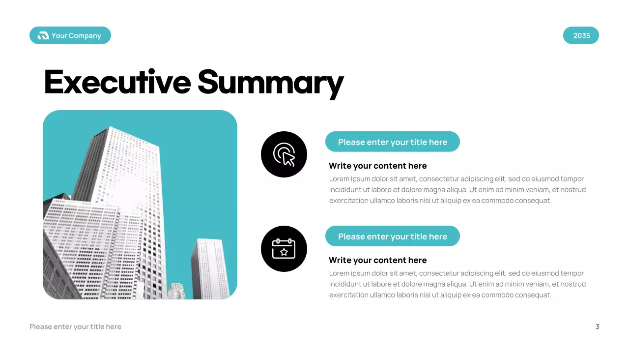 Teal Modern Budget Planner Presentation