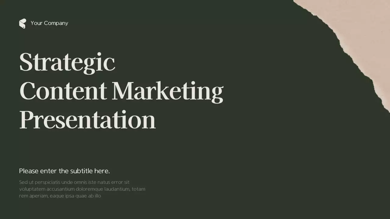 Green Modern Marketing Presentation