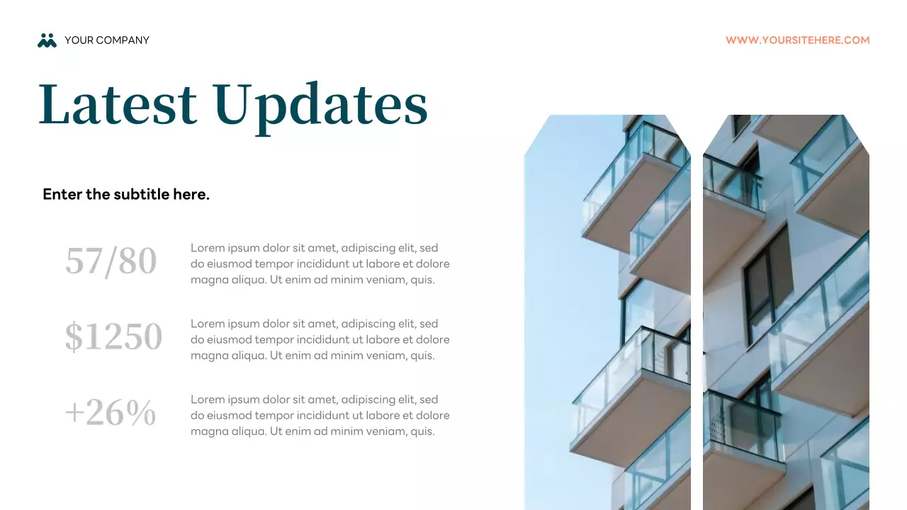 Teal and Salmon Modern Budget Planner Presentation