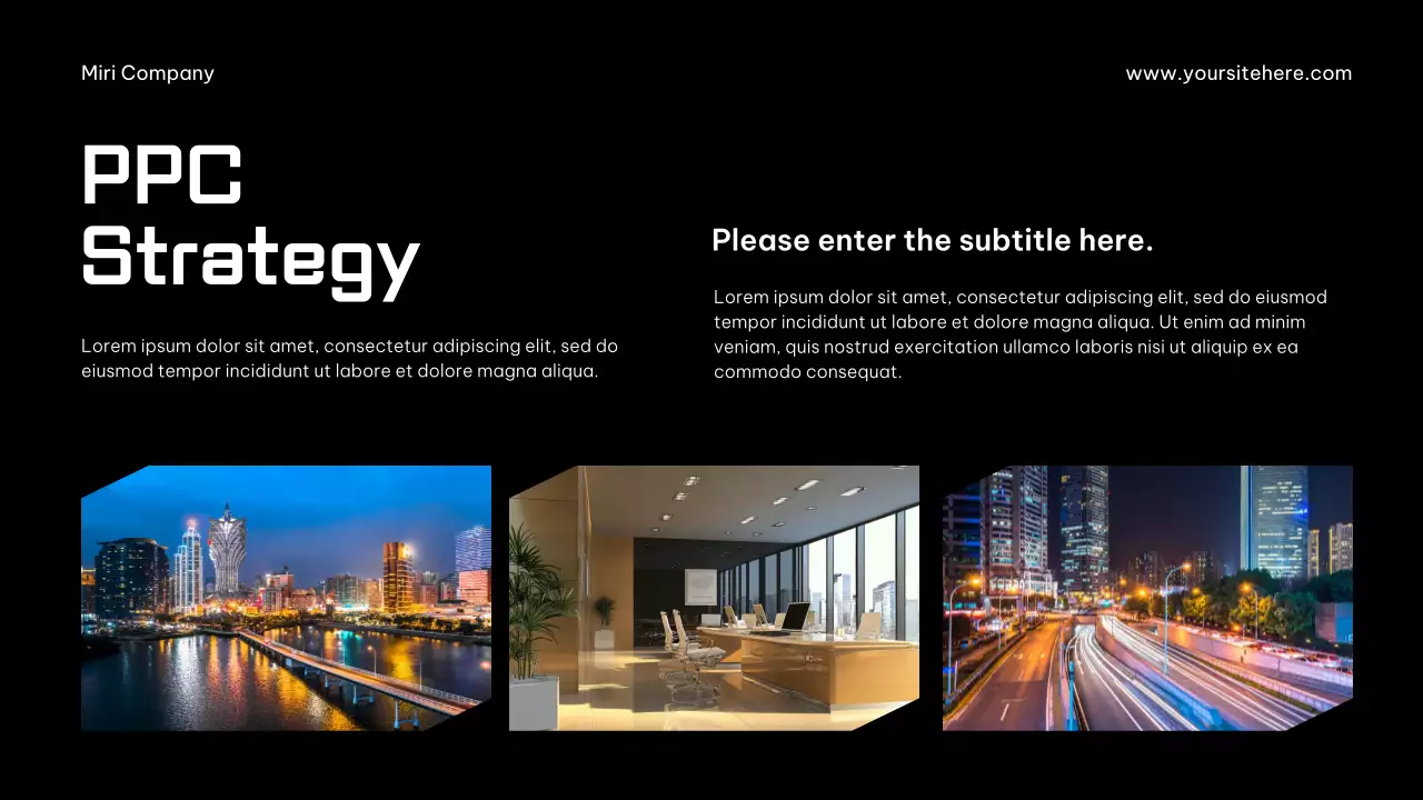 Black Vibrant Digital Marketing Pitch Presentation