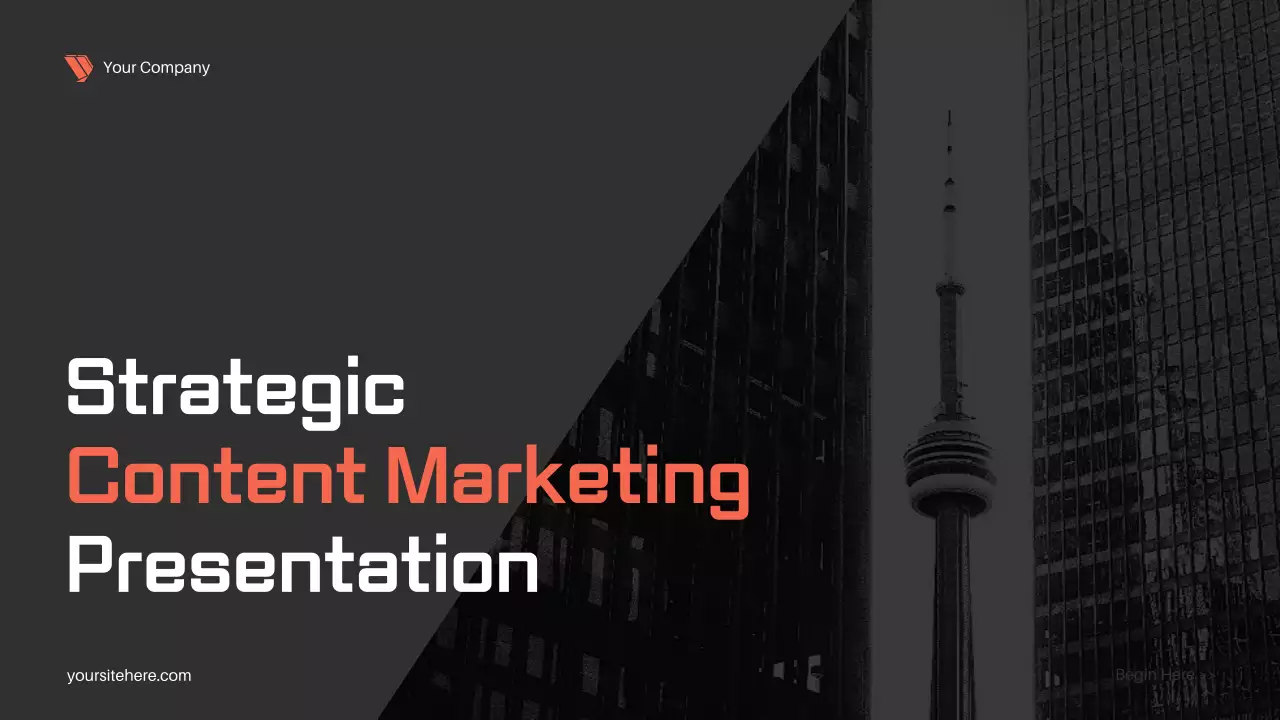 Black Modern Marketing Presentation