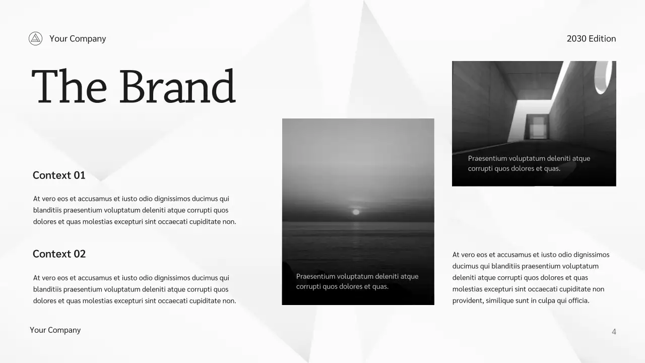 Black Modern Content Marketing Strategy Presentation