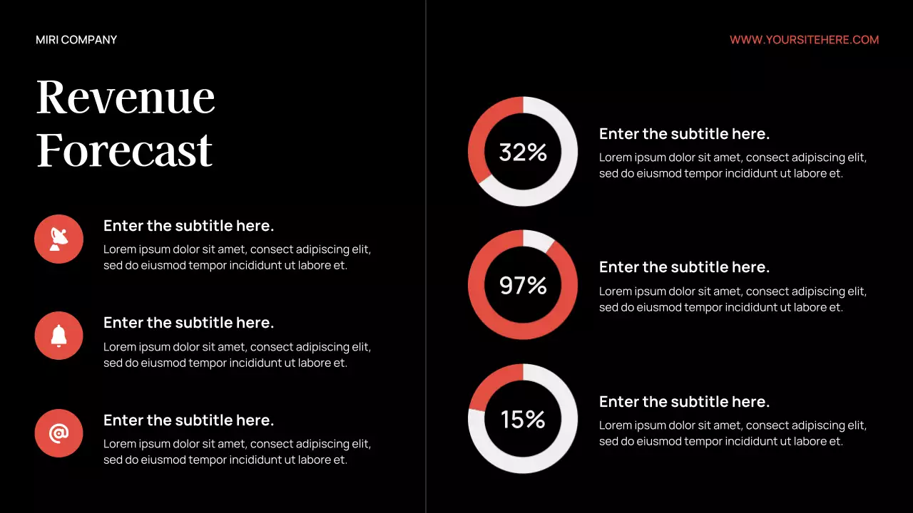 Red Modern Budget Planner Presentation
