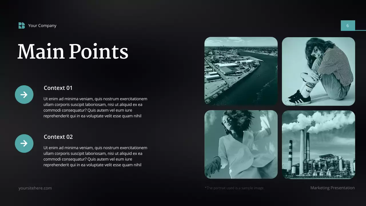 Grey Modern Content Marketing Strategy Presentation