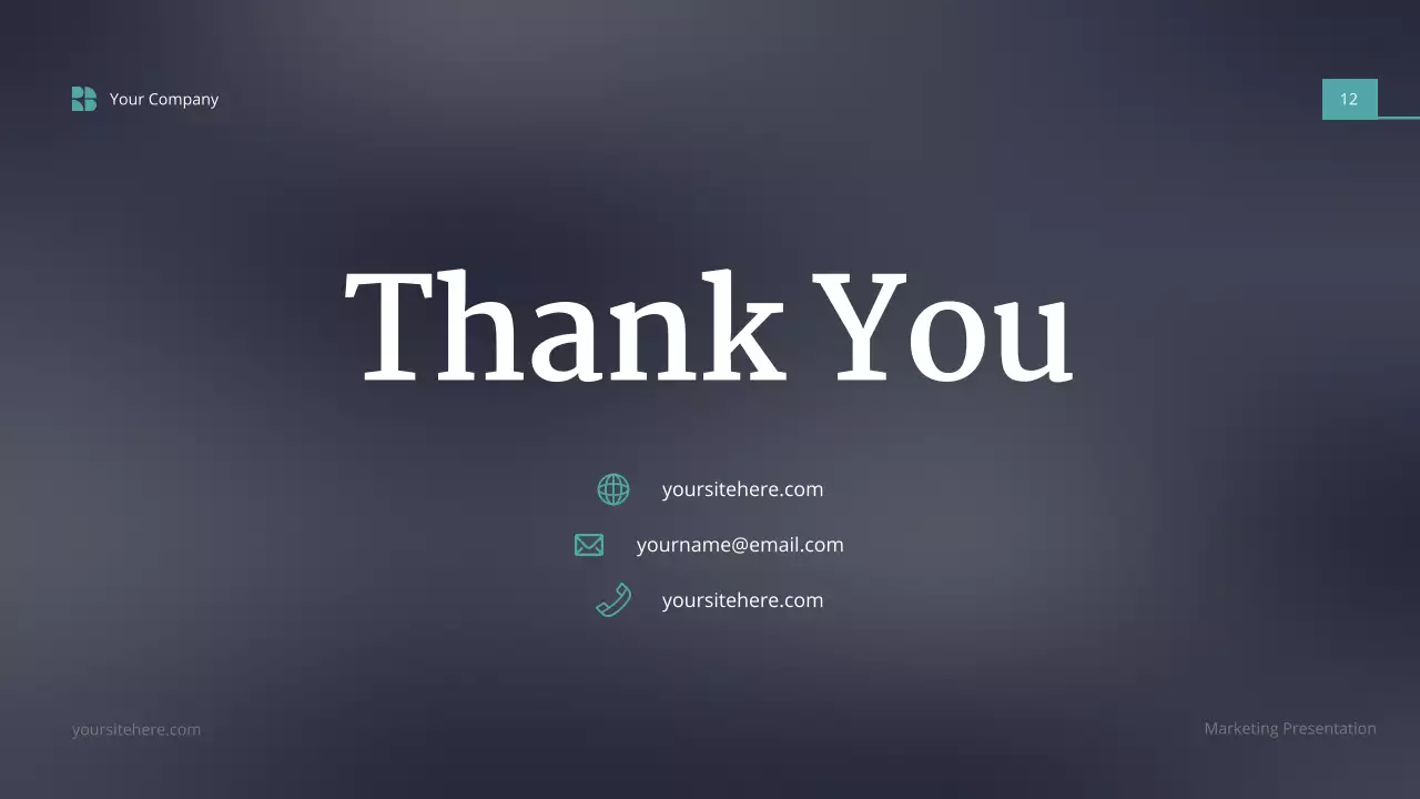 Grey Modern Content Marketing Strategy Presentation