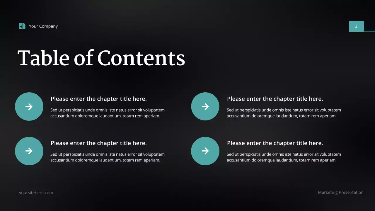 Grey Modern Content Marketing Strategy Presentation