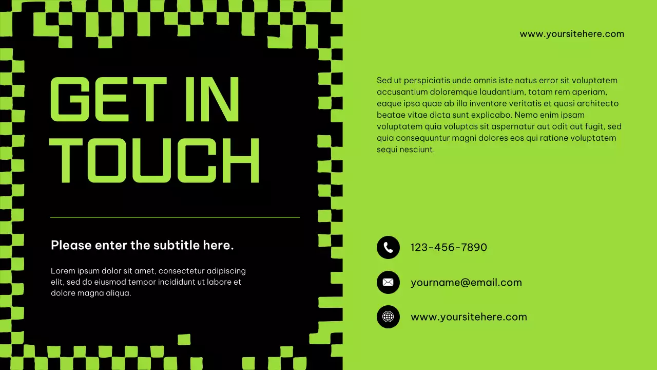 Black Vibrant Digital Marketing Pitch Presentation