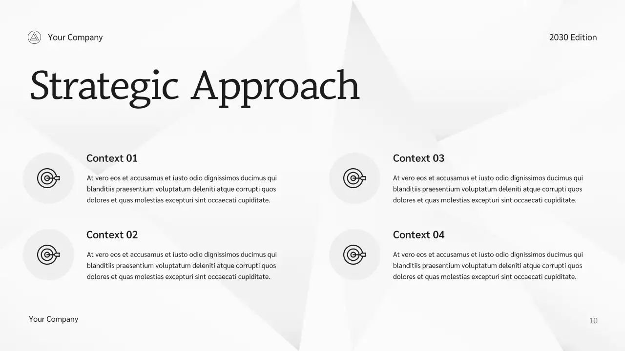 Black Modern Content Marketing Strategy Presentation