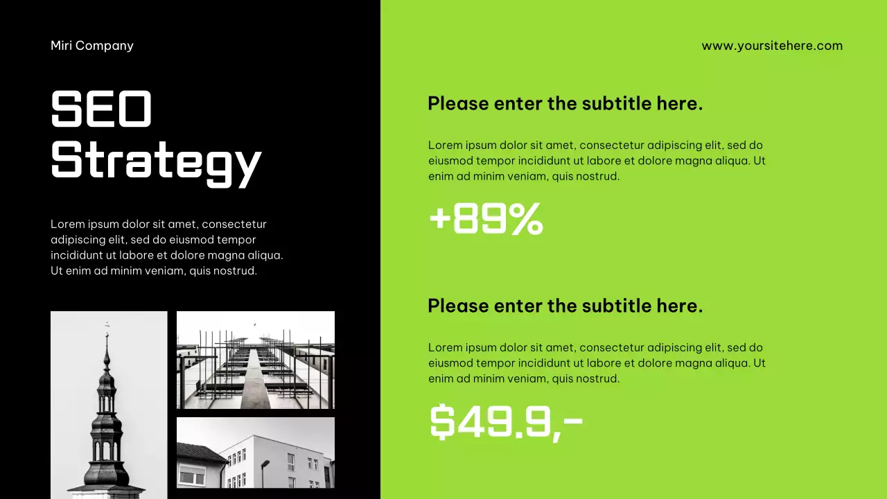 Black Vibrant Digital Marketing Pitch Presentation