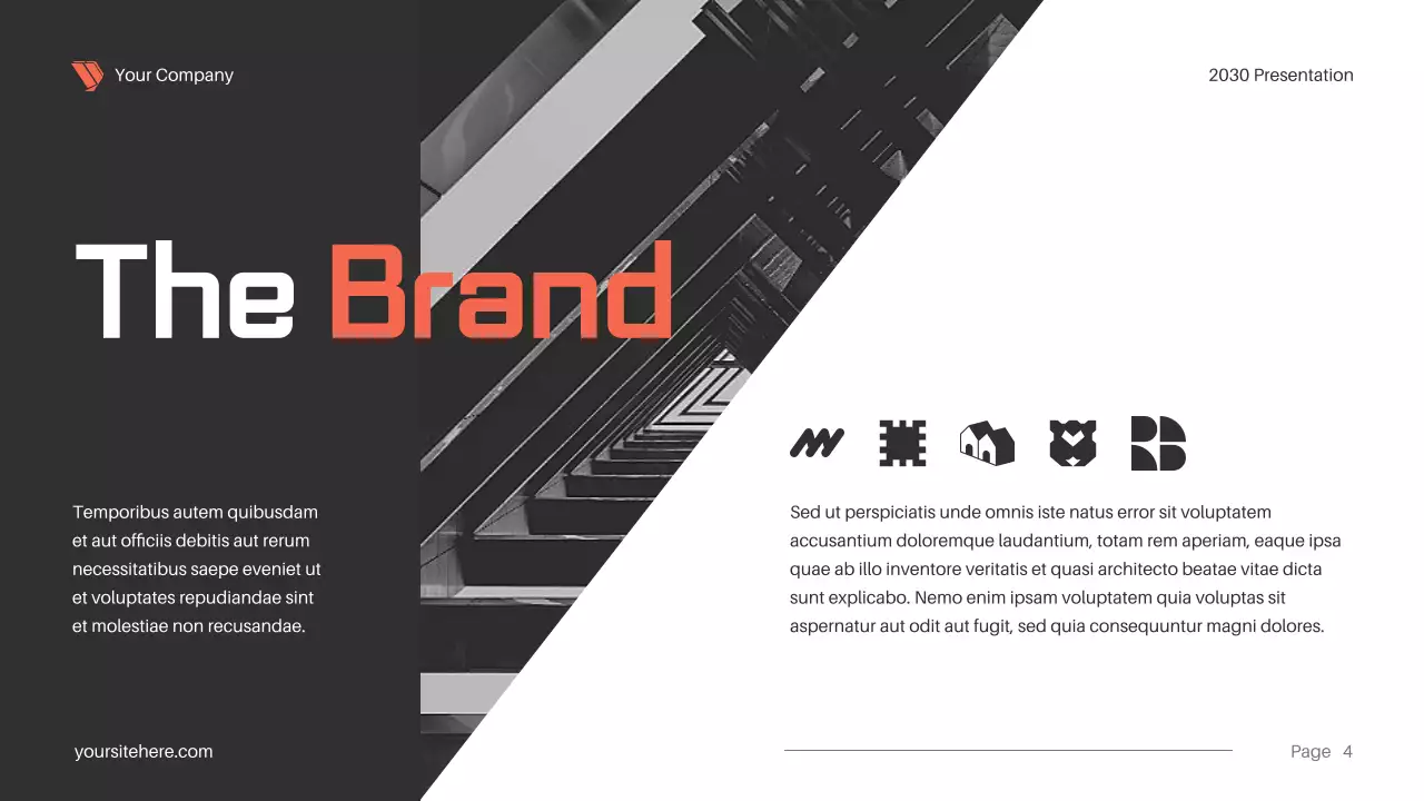 Black Modern Marketing Presentation