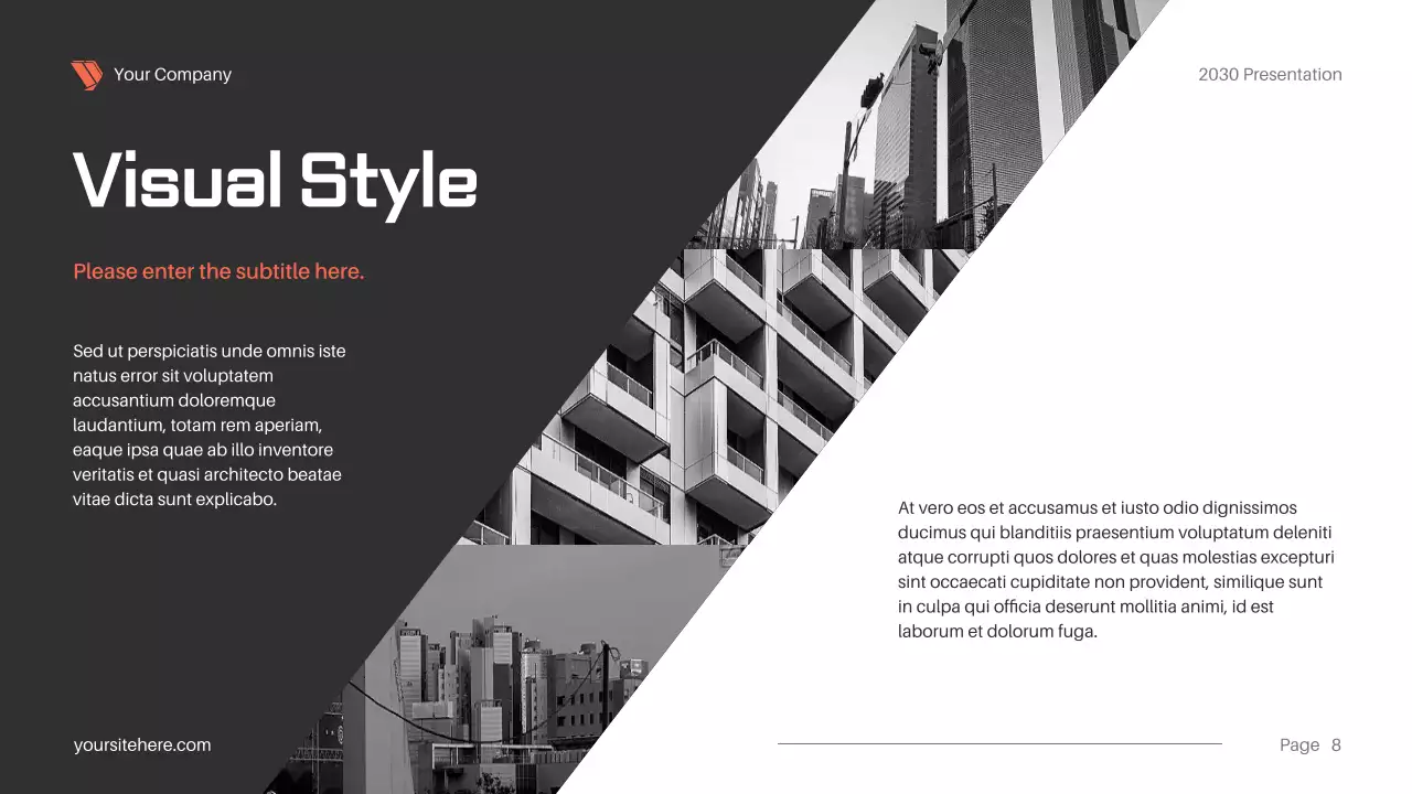 Black Modern Marketing Presentation