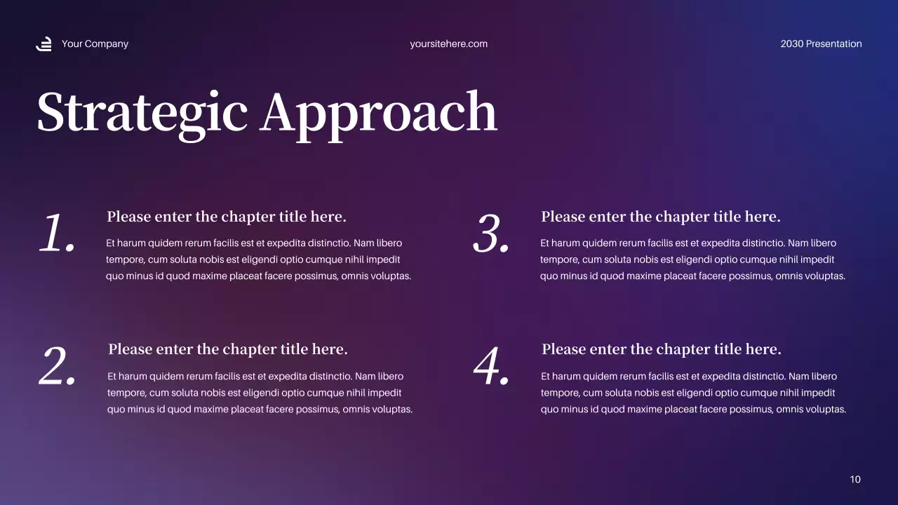 Purple Modern Content Marketing Strategy Presentation