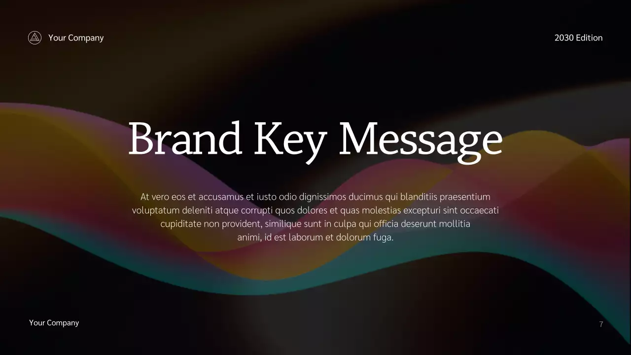 Black Modern Content Marketing Strategy Presentation