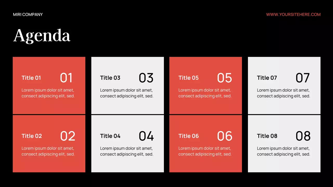 Red Modern Budget Planner Presentation