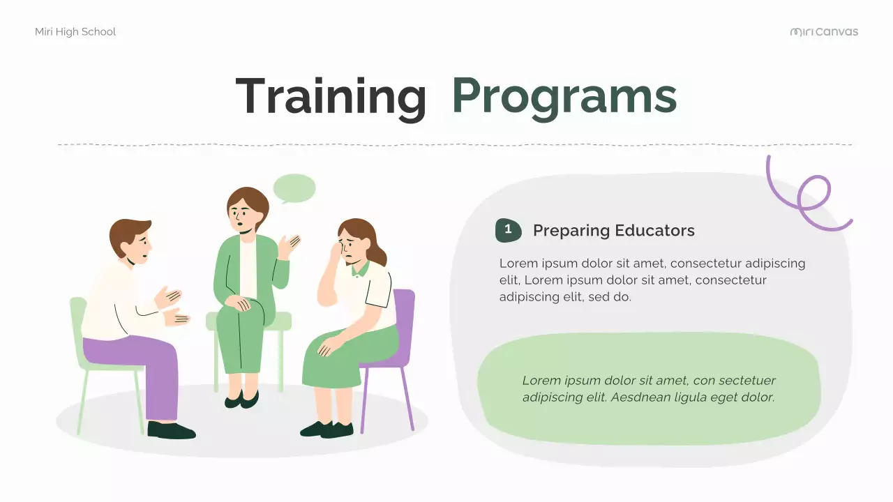 Green and Purple Modern Restorative Education Lecture Presentation