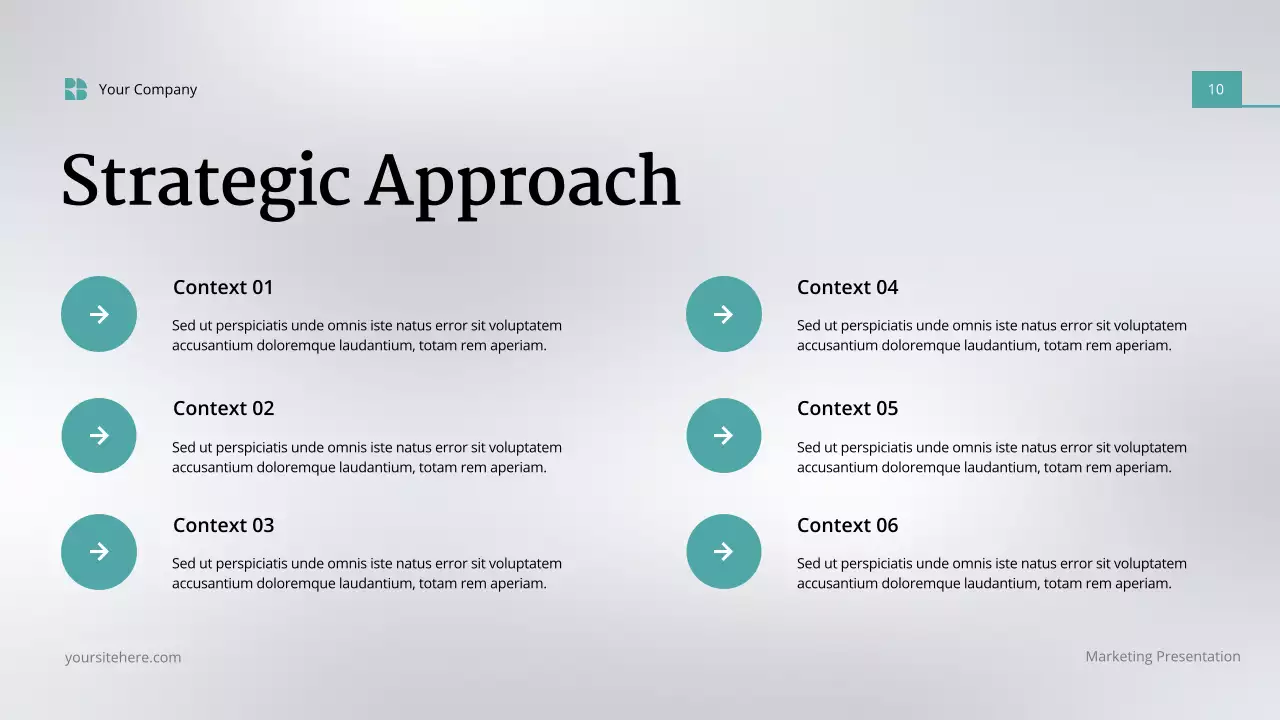 Grey Modern Content Marketing Strategy Presentation