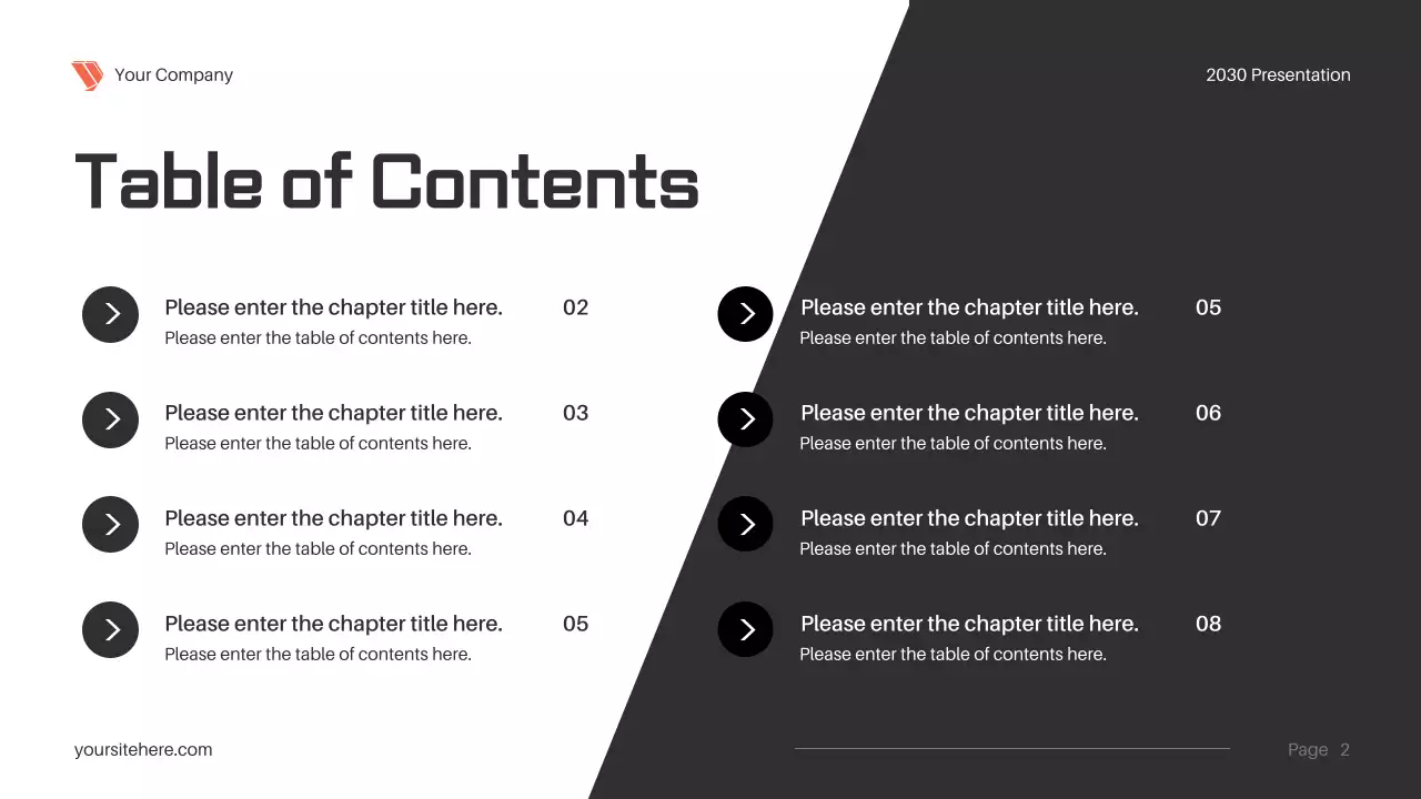 Black Modern Marketing Presentation