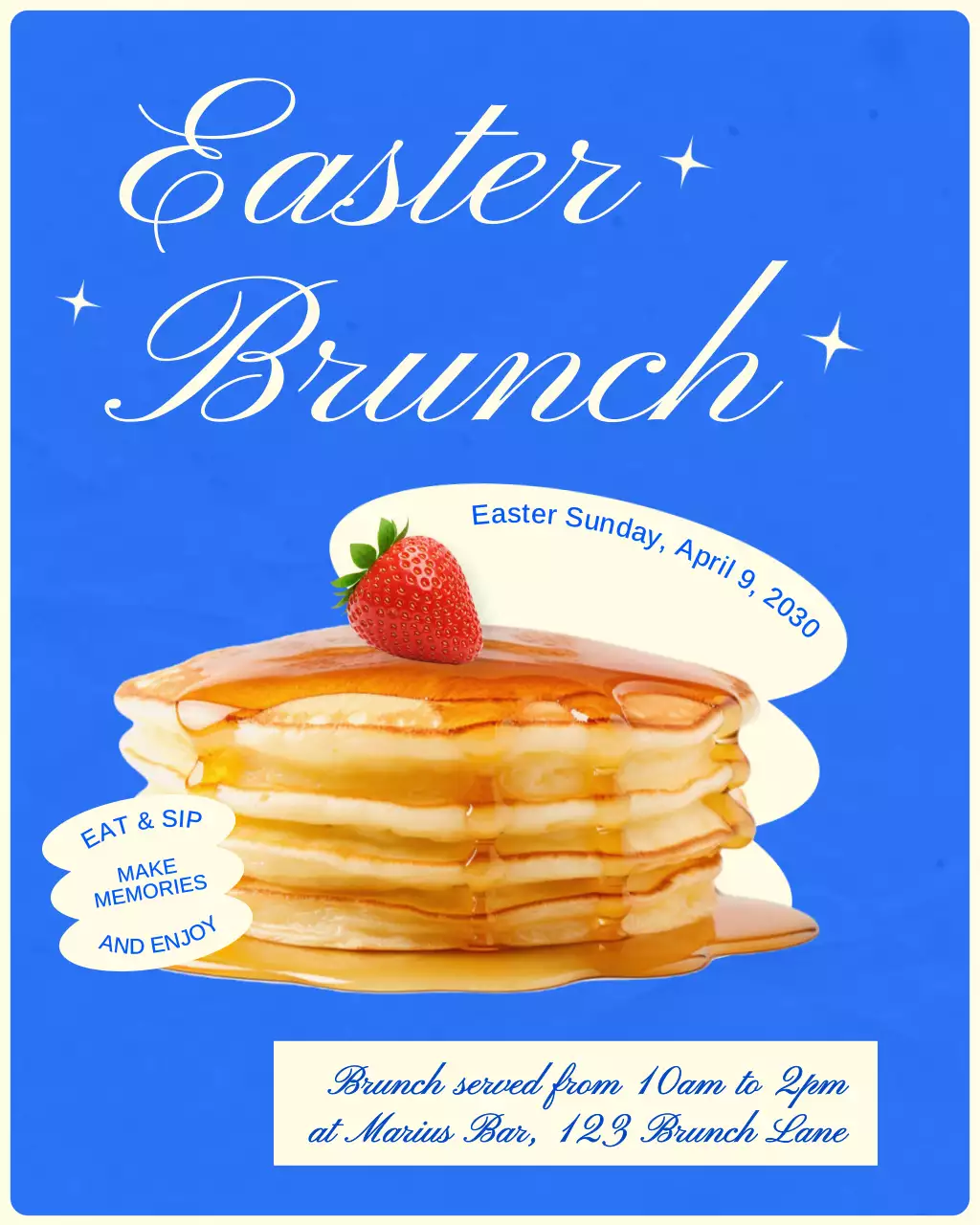 Easter Brunch Promotion Instagram Post