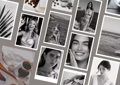 Grey Aesthetic Photography Poster