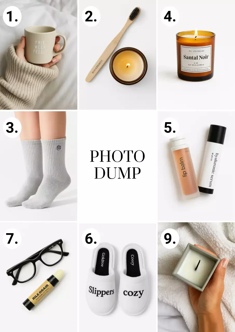 Beige Minimal Lifestyle Photo Layout Poster