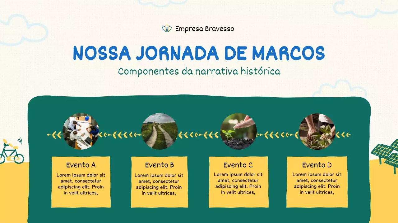 Apresentação Verde Mínima Sem Fins Lucrativos