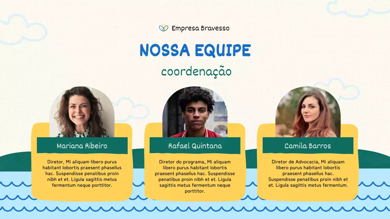 Apresentação Verde Mínima Sem Fins Lucrativos