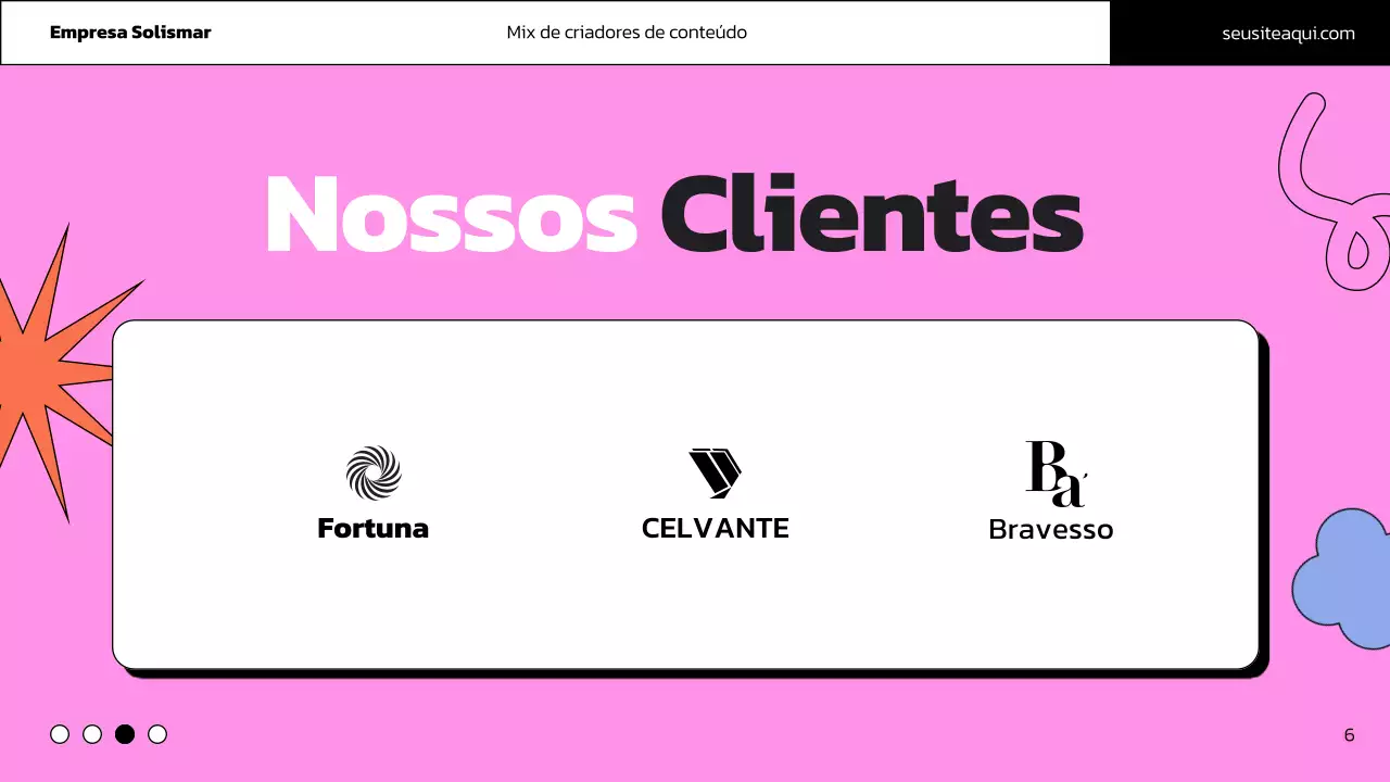 Apresentação de anúncio de promoção de conteúdo moderno azul