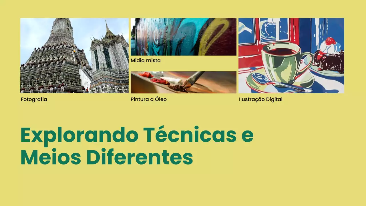 Apresentação do Guia de Portfólio de Arte Moderna Verde