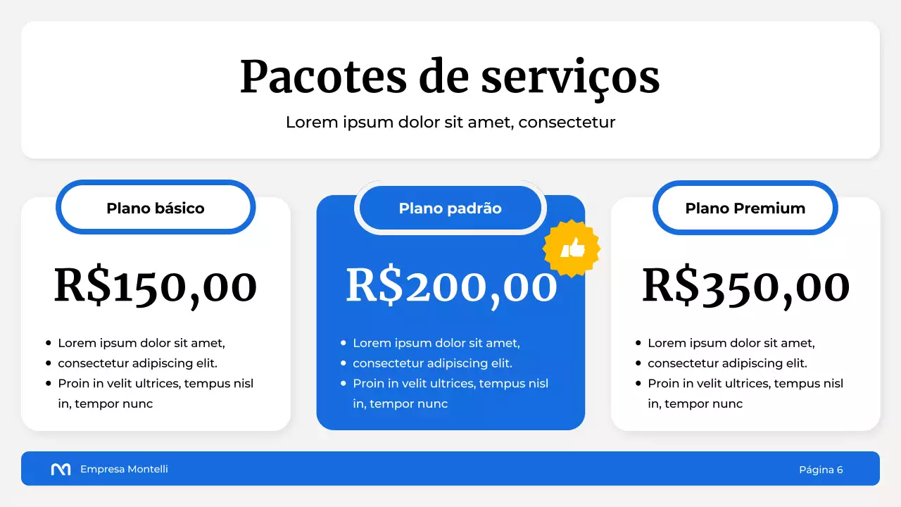 Apresentação Blue Modern Finance