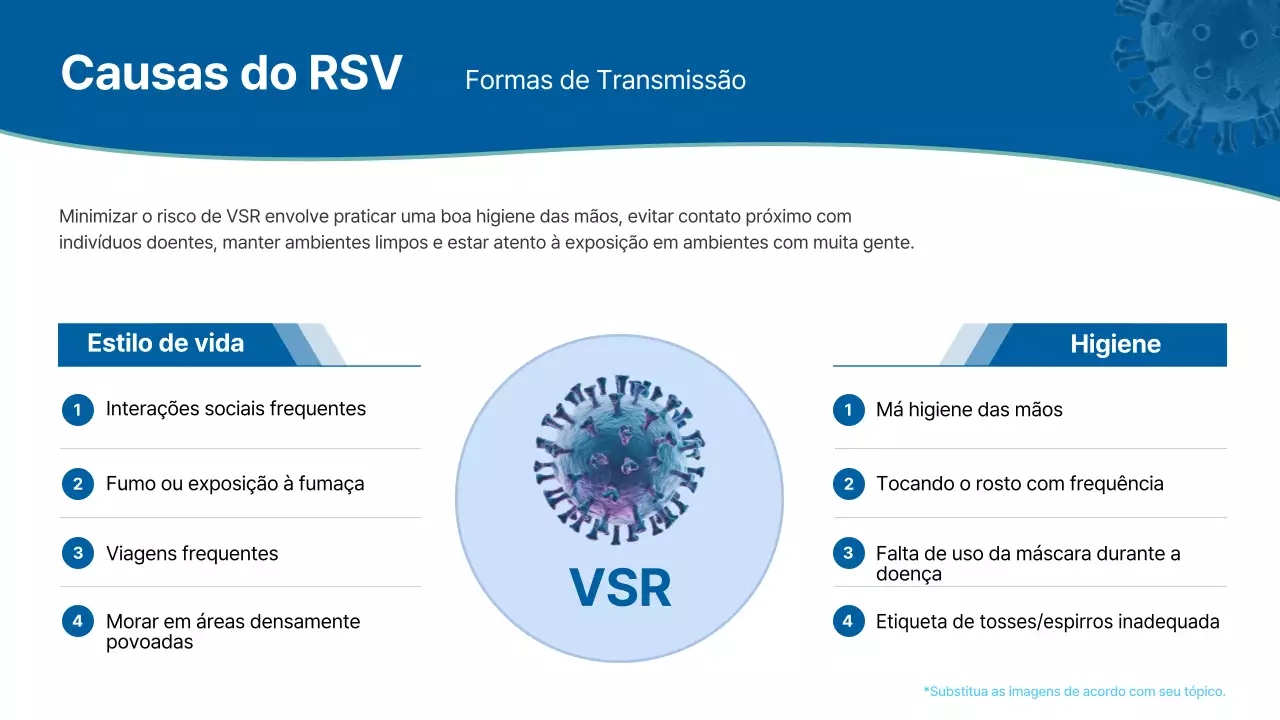 Apresentação da palestra sobre respiração profissional azul