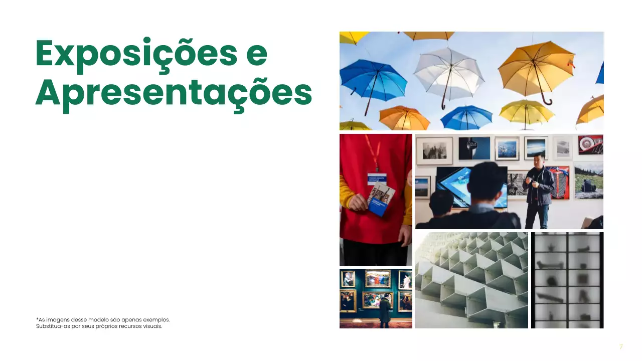 Apresentação do Guia de Portfólio de Arte Moderna Verde