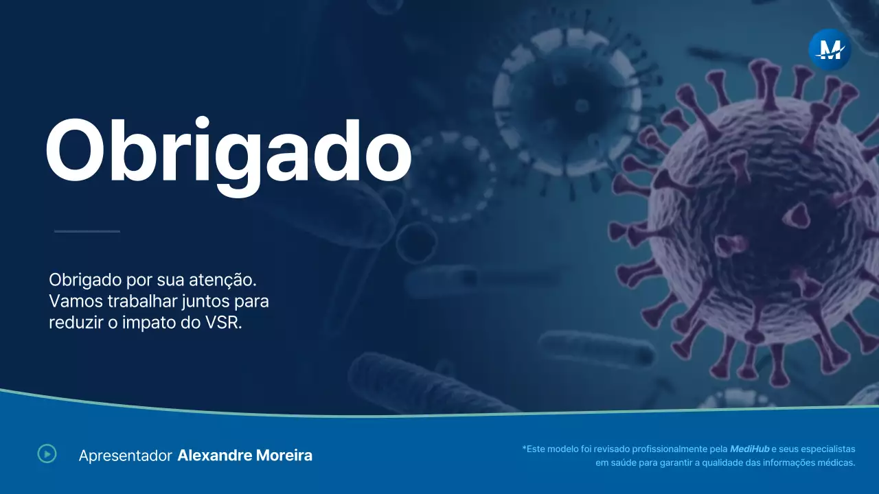 Apresentação da palestra sobre respiração profissional azul