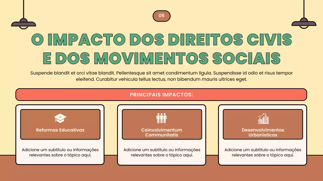 Apresentação dos Movimentos Sociais Modernos Bege