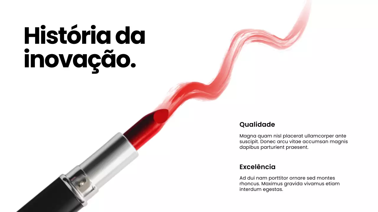 Apresentação de promoção do catálogo de produtos Red Modern
