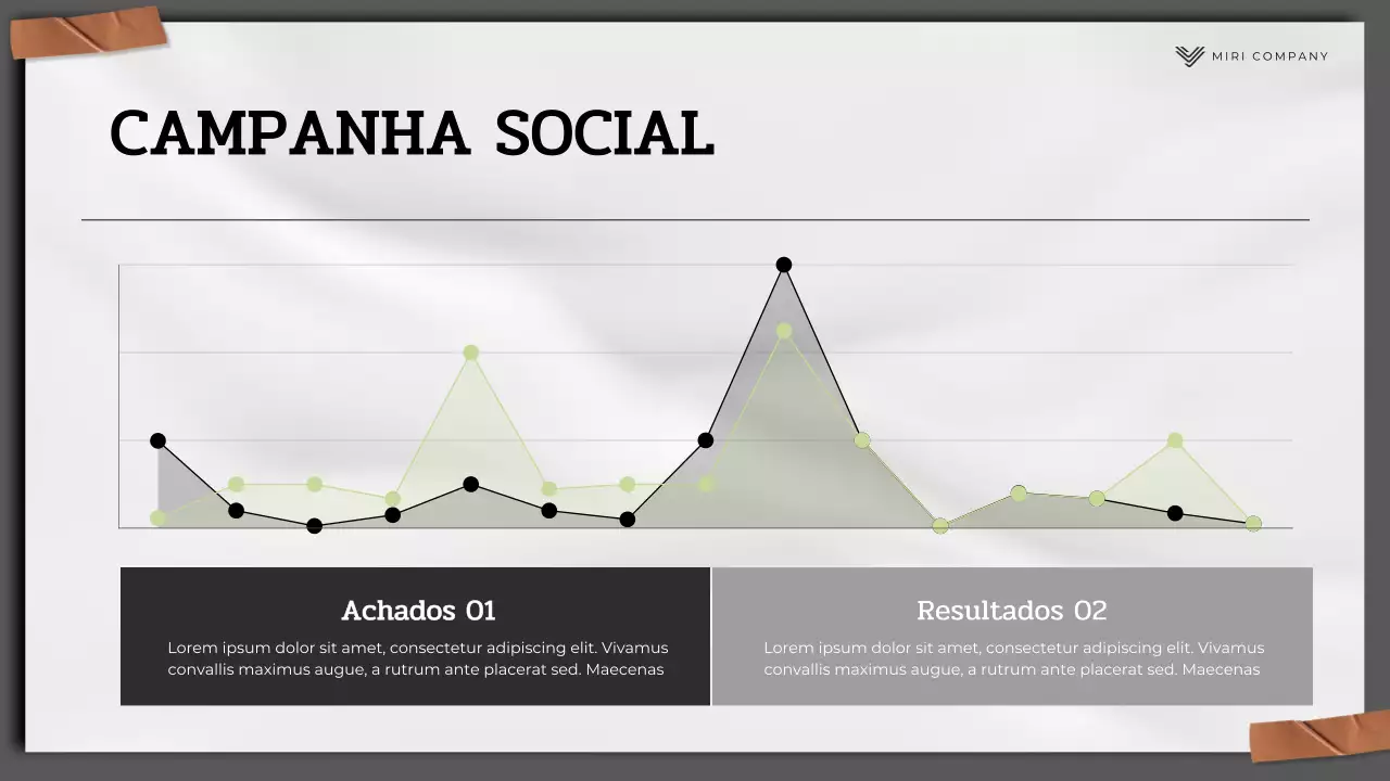 Apresentação do Relatório de Marketing Moderno Cinza