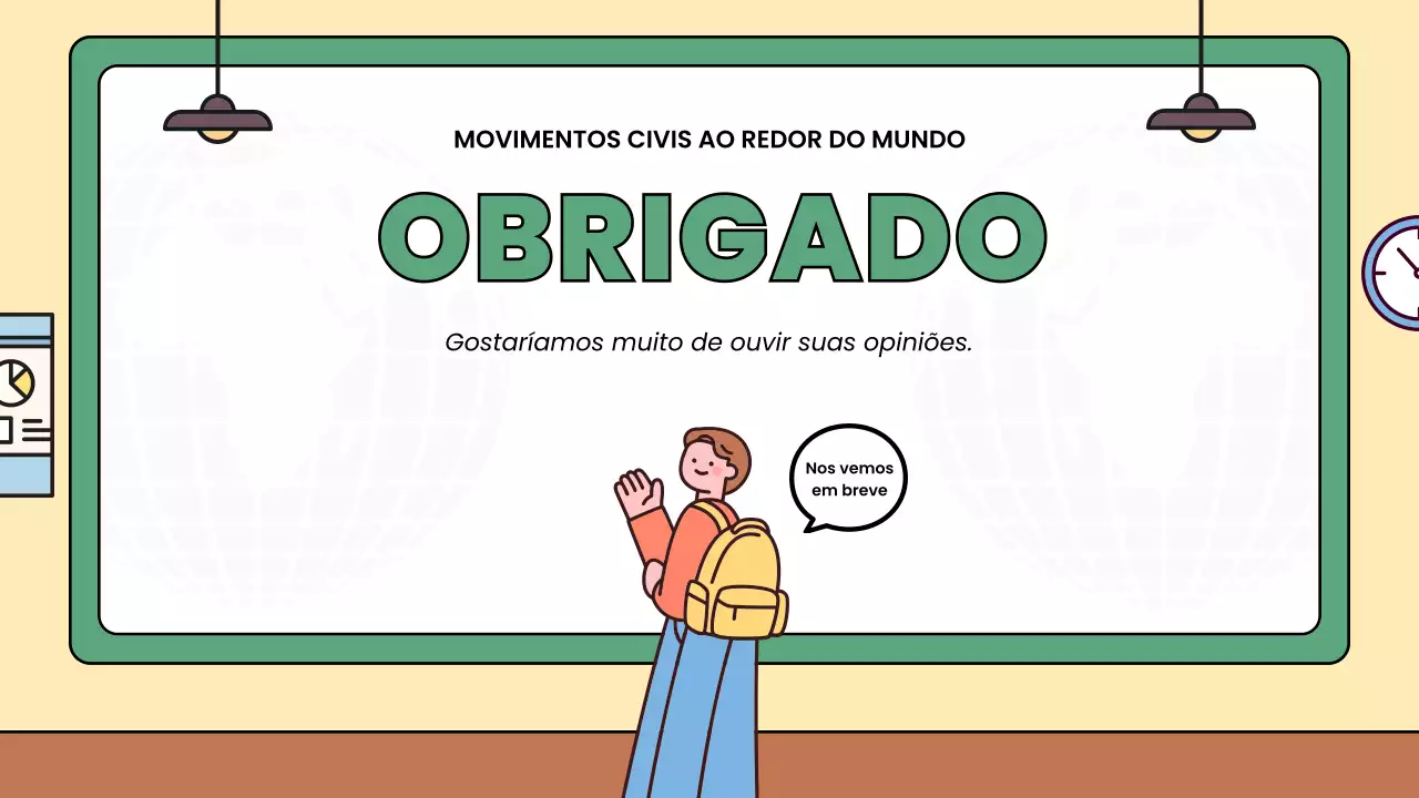 Apresentação dos Movimentos Sociais Modernos Bege