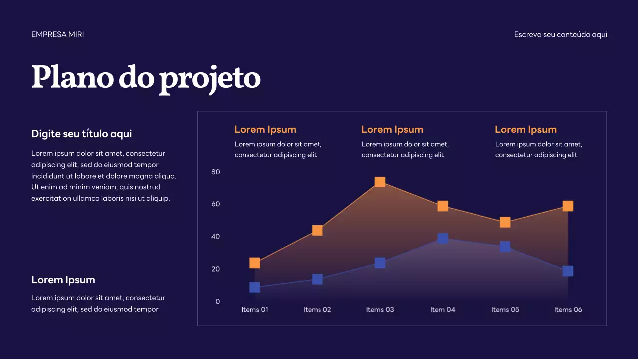 Apresentação do anúncio da Purple Modern IT Solution