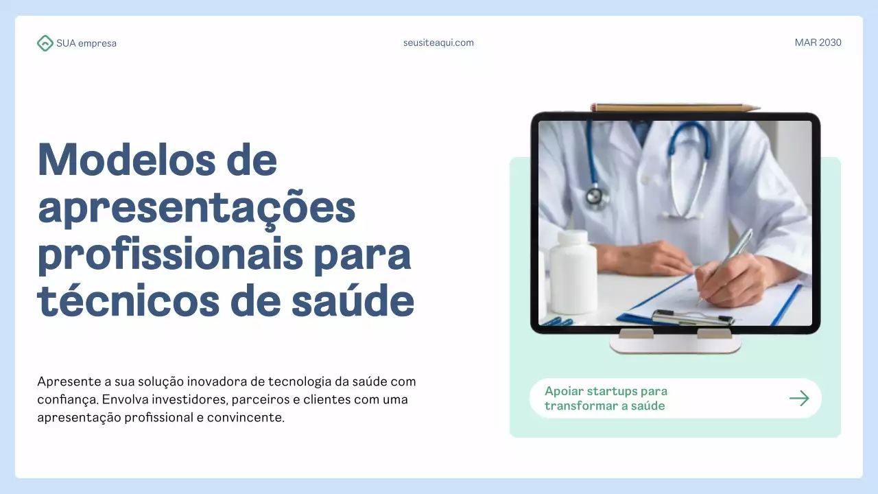 Apresentação da Blue Professional Healthcare