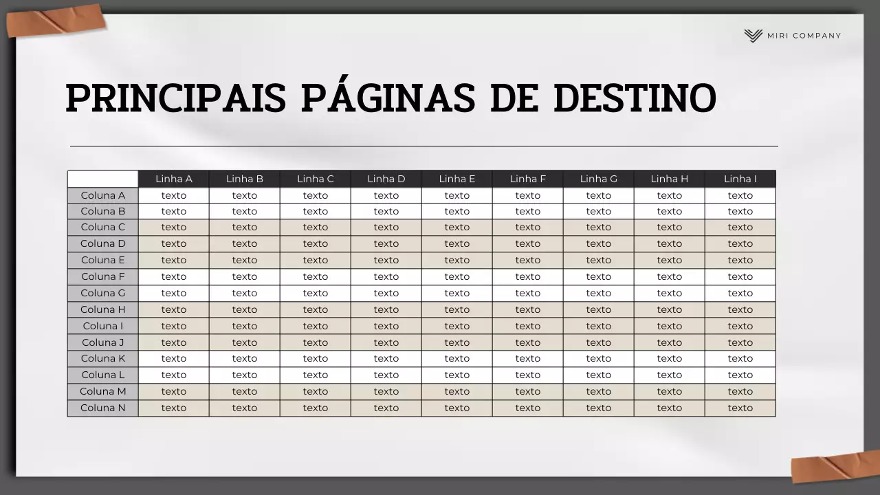Apresentação do Relatório de Marketing Moderno Cinza