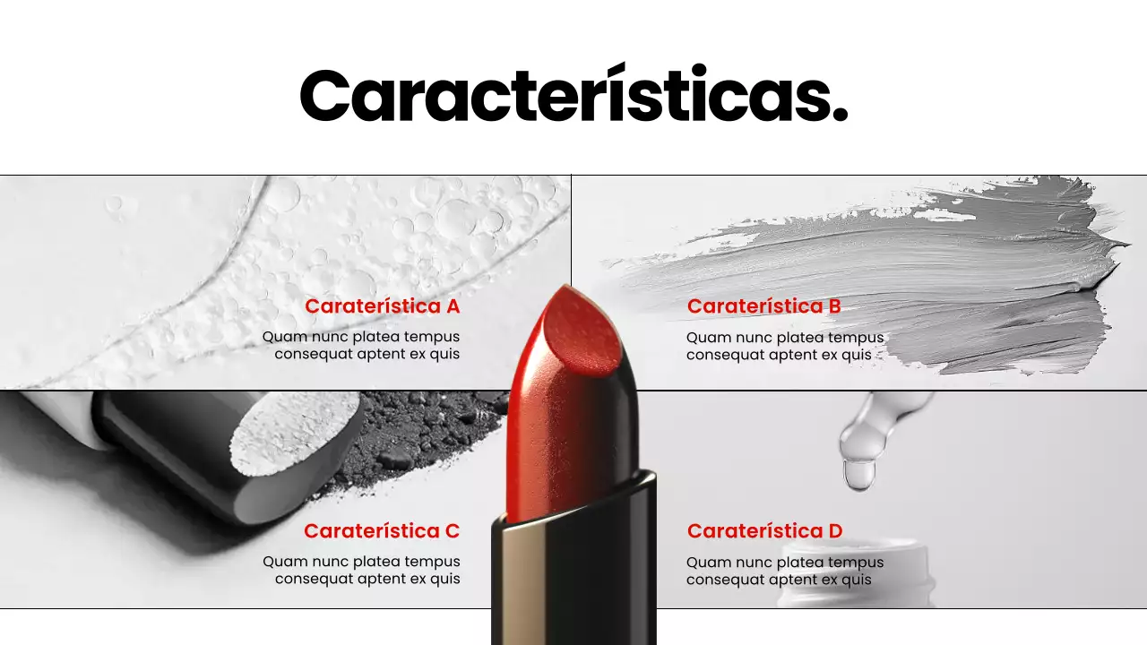 Apresentação de promoção do catálogo de produtos Red Modern