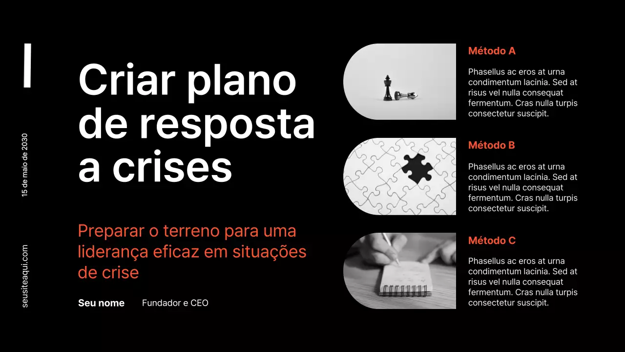 Apresentação do Guia de Negócios Modernos Orange